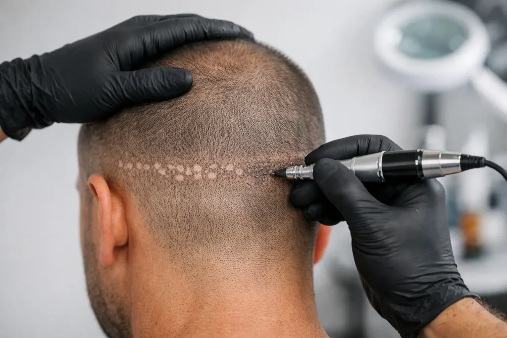 FUE Scar Camouflage Treatment Explained