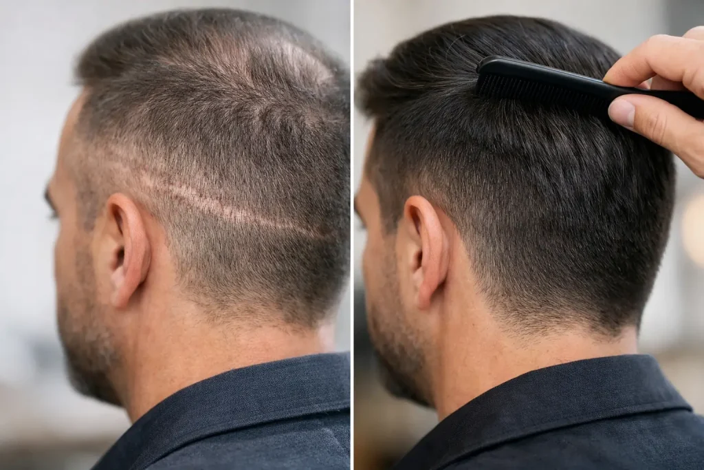 How to Camouflage Hair Transplant Scars